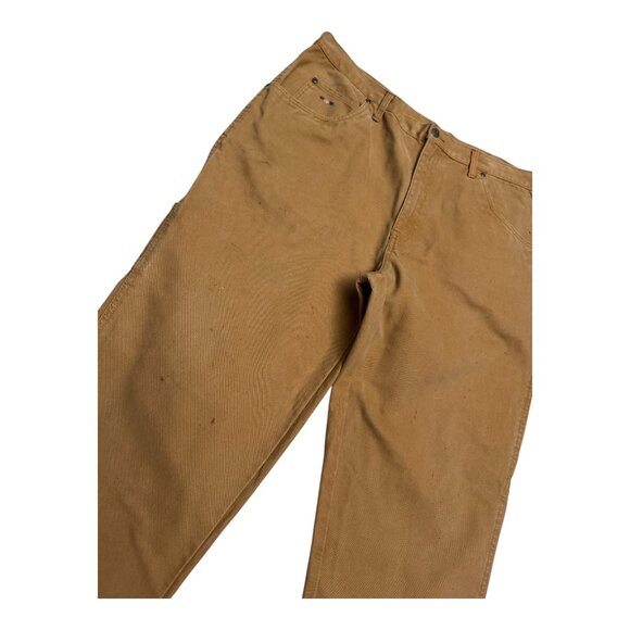 WALLS Canvas Work Wear Straight Leg Designer Carpenter Jeans Pants Mens 42x34 - Picture 4 of 5